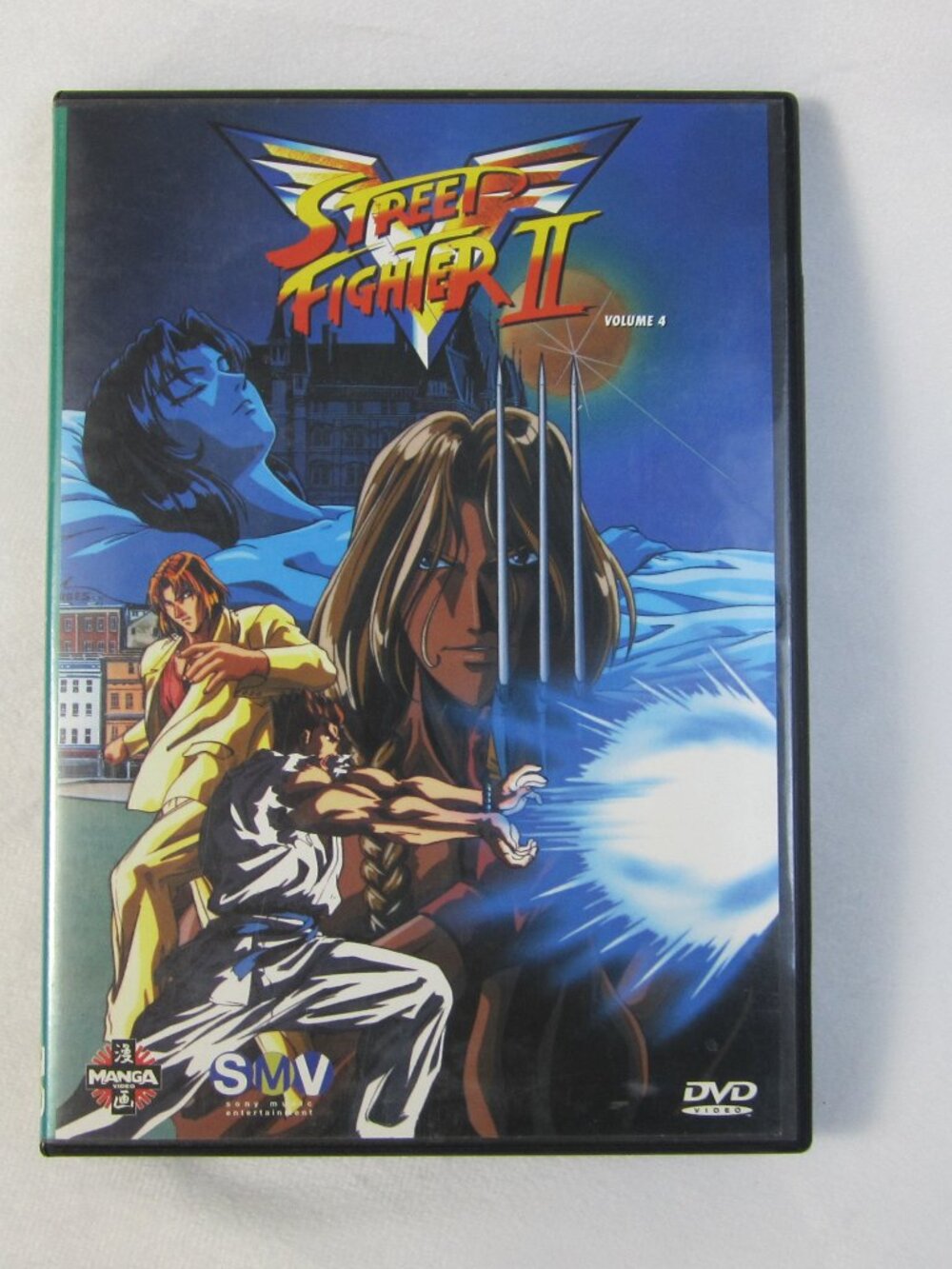 Street Fighter II V Volume 4 DVD 2001 Anime Manga Video Cartoon Comic Animation